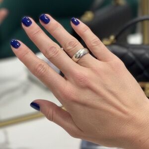 Vintage 925 Mexico sterling silver wedding band ring sz 7